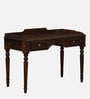 Barwick Sheesham Wood Writing Table In Scratch Resistant Provincial Teak Finish