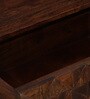 Basel Sheesham Wood Bedside Table in Scratch Resistant Provincial Teak Finish With Drawer