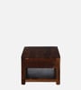 Basel Sheesham Wood Coffee Table in Scratch Resistant Provincial Teak Finish With 2 Drawers