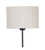 Basic Iron Floor Lamp  with Cotton Shade (Black & Multicolor)