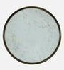 Basie End Table In Golden Finish with Marble Top (Set of 2)