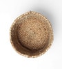 (1Pc) Beige Jute Handwoven Multipurpose Planter & Storage Basket