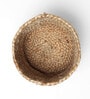Set Of 2 Beige Jute Handwoven Multipurpose Planter & Storage Basket