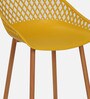 Basket Bar Stool In Yellow Colour