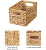(1Pc) Beige Water Hyacinth Handmade Storage Basket & Wardrobe Organiser