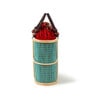 Basket for Lunch | Bamboo Picnic Basket With Top Handle | Ideal for Outdoor Dining and Family Picnics | Wicker Morden Picnic Basket (L35 x W15 x H28 cm)