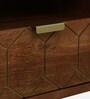 Basse Mango Wood TV Unit In Rustic Teak Finish With Drawer