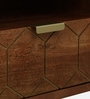 Basse Mango Wood TV Unit In Rustic Teak Finish With Drawer