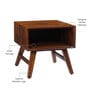 Bassett Side Table In Dark Oak Finish