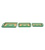 Basti Green (Set of 3) MDF Serving Tray