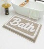 Bath Beige Microfiber 16x24 Inches Super Soft Bath Mat