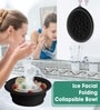 Set Of 1 Collapsible Face Bowl with Built-In Ice Tray