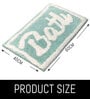 Bath Geometric Microfibre 24x16 Inches Bath Mat