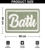 Bath Light Microfiber 16x24 Inches Super Soft Bath Mat