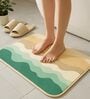Multicolor Wave Pattern Anti-Slip Bath Mat