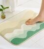 Multicolor Wave Pattern Anti-Slip Bath Mat