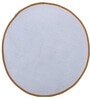 Yellow Cotton 2.13 Ft Round Carpet