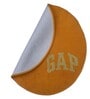 Yellow Cotton 2.13 Ft Round Carpet