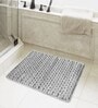 Silver Memory Foam  17x25 Inch Bath Mat