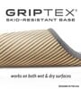 Silver Memory Foam  17x25 Inch Bath Mat