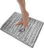 Silver Memory Foam  17x25 Inch Bath Mat