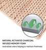 Rust Memory Foam 17x25 Inch Bath Mat