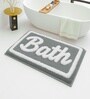 Bath Silver Microfiber 16x24 Inches Super Soft Bath Mat