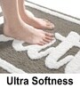 Bath Taupe Microfiber 16x24 Inches Super Soft Bath Mat