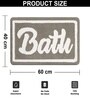 Bath Taupe Microfiber 16x24 Inches Super Soft Bath Mat