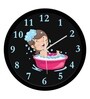 Bath Time Wall Clock in Multicolour