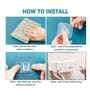 Self Adhesive Bathroom Wall Shelf Organizer with Rack