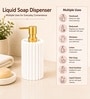 White Plastic Bathroom Accessories Set Of 2