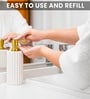 White Plastic Bathroom Accessories Set Of 2