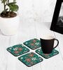 Batik Emerald (Set of 4) Engineered Wood Coaster