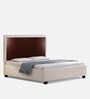 Bautista King Size Bed in Light Grey Colour