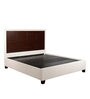 Bautista King Size Bed in Light Grey Colour