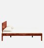 Bavaria Sheesham Wood Queen Size Bed In Scratch Resistant Honey Oak
