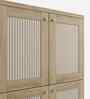 Baxton 2 Door Shoe Cabinet In Santana Oak & Bamboo Flute Finish