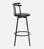 Bayern Metal Bar Stool In Black Colour