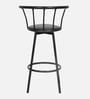 Bayern Metal Bar Stool In Black Colour