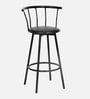 Bayern Metal Bar Stool In Black Colour