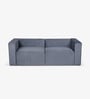 Bayo Fabric 3 Seater Sofa In Blue Colour