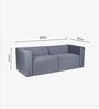 Bayo Fabric 3 Seater Sofa In Blue Colour