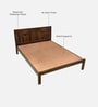 Bayyone Sheesham Wood Queen Size Bed In Provincial Teak Finish