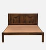 Bayyone Sheesham Wood Queen Size Bed In Provincial Teak Finish