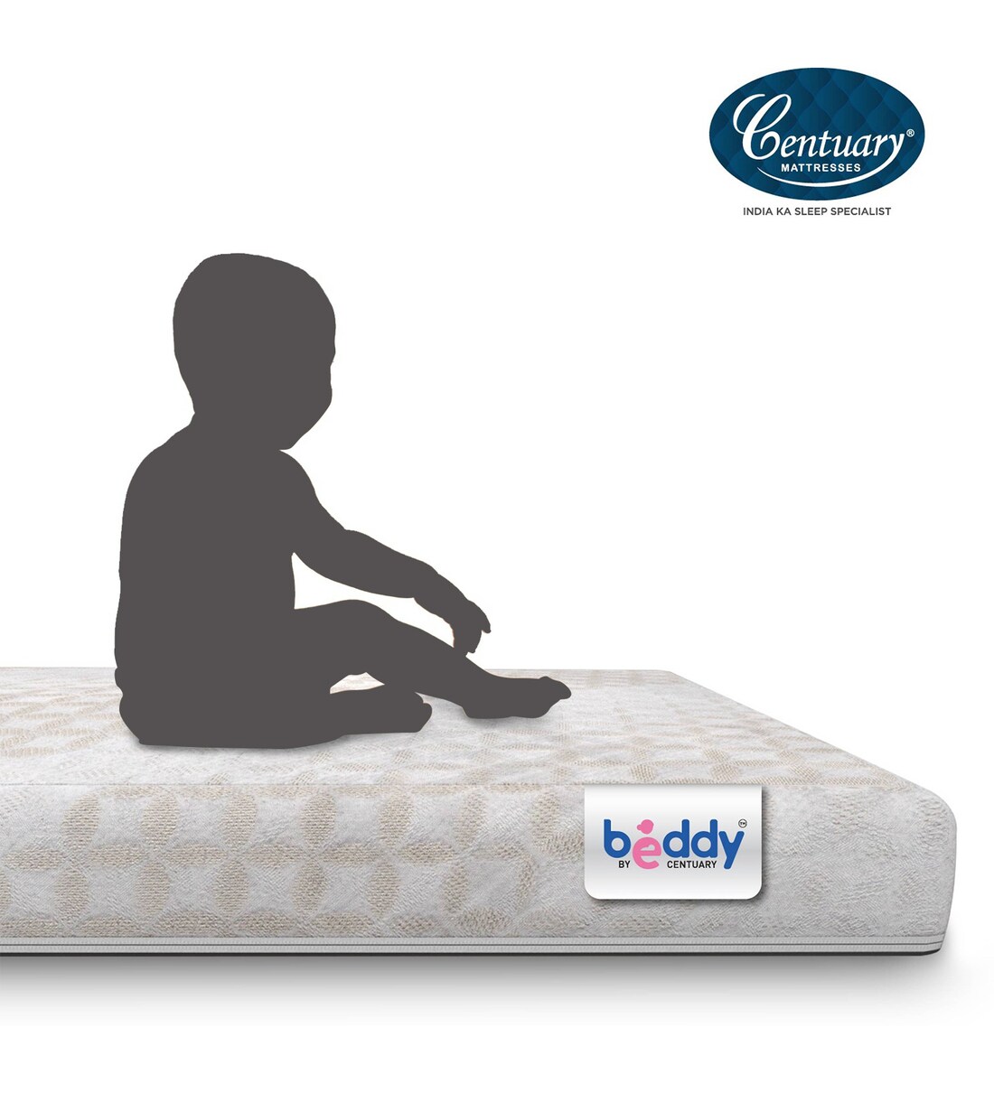 Buy Beddy Nest (44x26x4) Coir & Latex Foam BabyCrib Mattress by