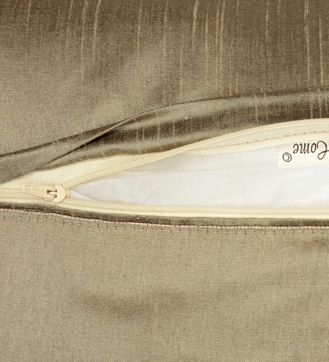 Buy Beige Cotton Geometric 16x16 inches Set of 5 Cushion Covers by Saral Home Online Geometric