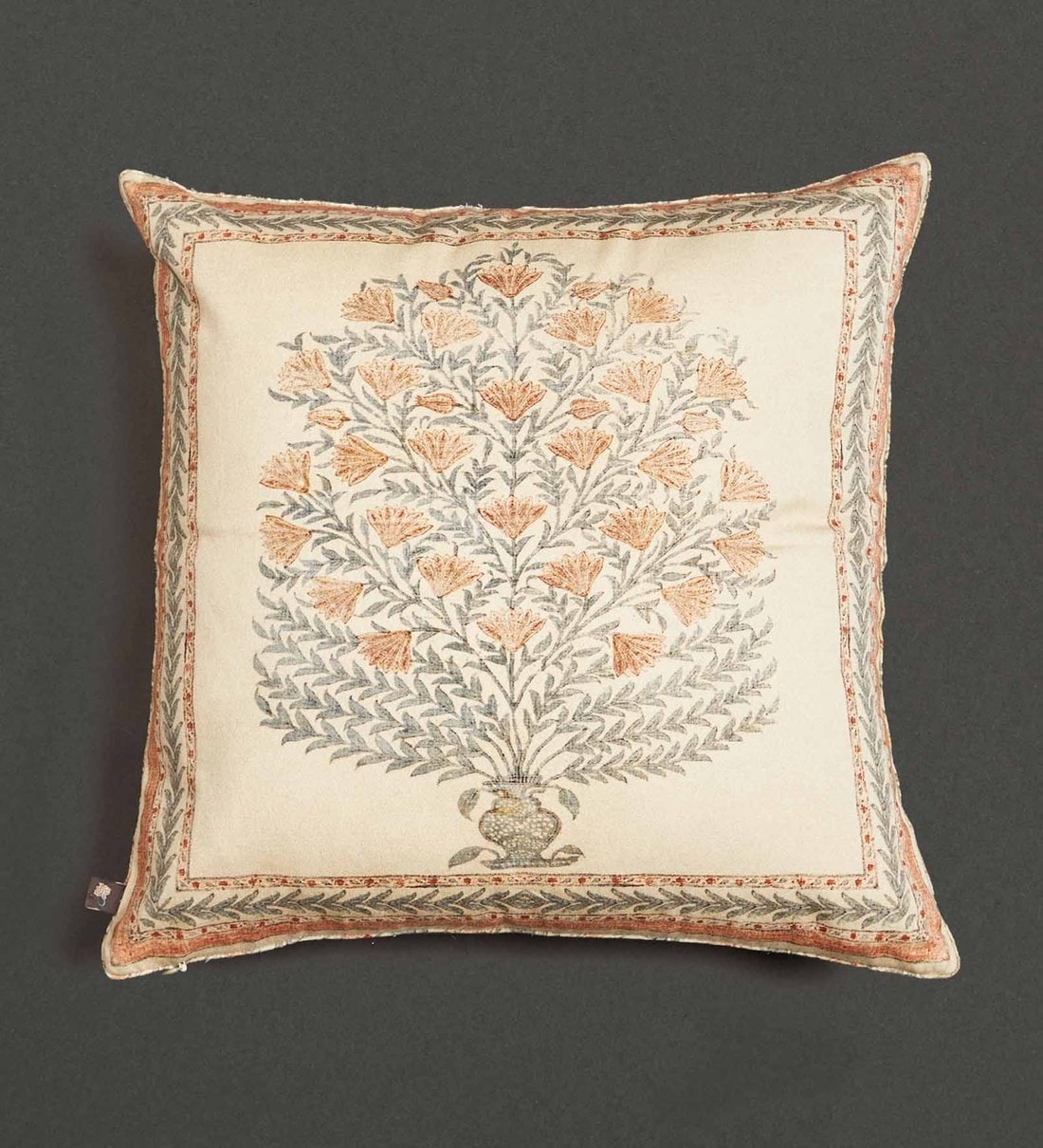 Buy Cotton Floral Pattern 16x16 Inch Cushion Covers With Filler By Ritu