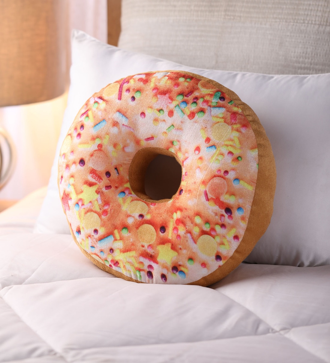 Donut on sale shaped cushion