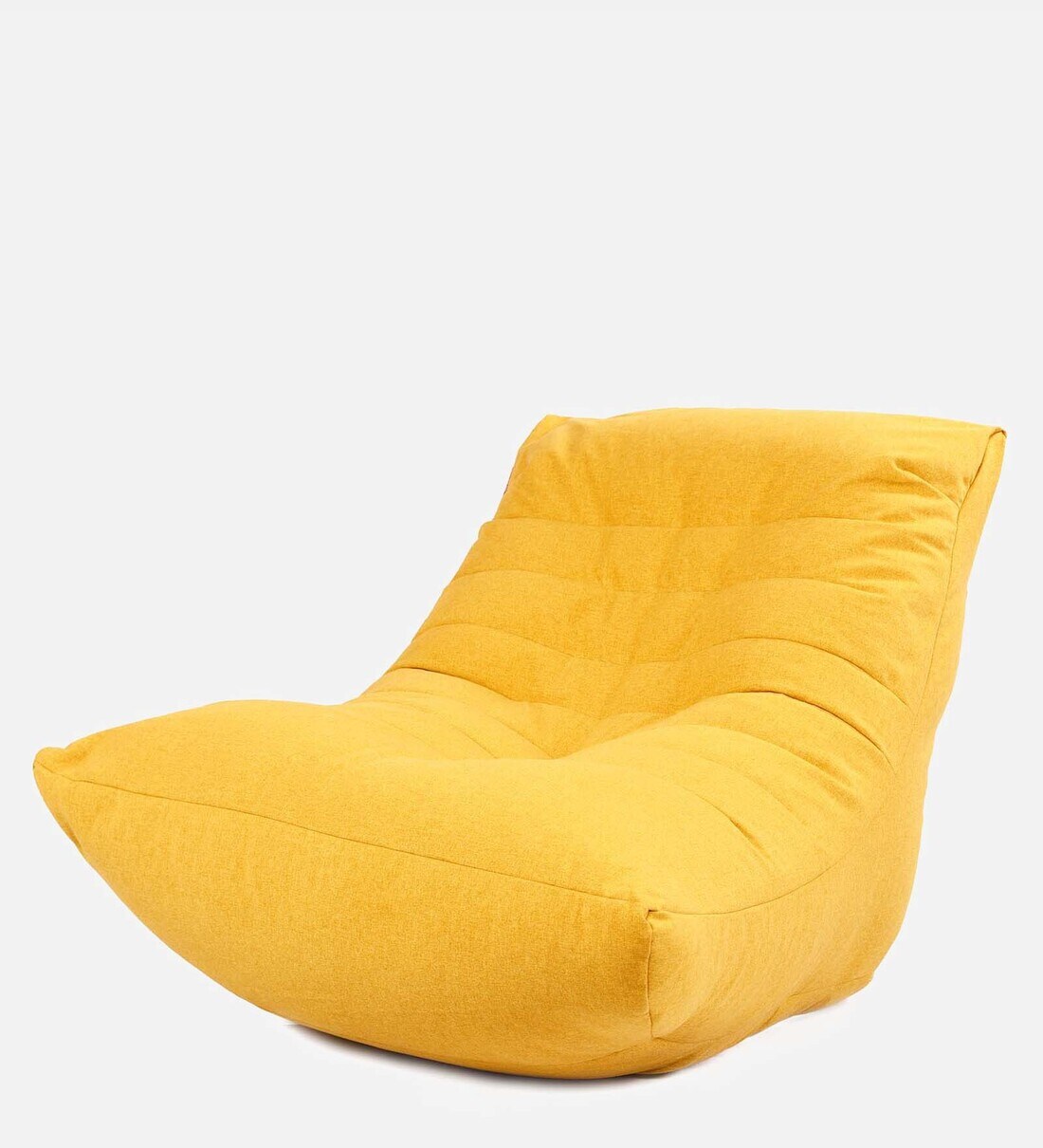 Buy Bellisimo Xxxl Lounge Bean Bag With Beans In Yellow Colour By